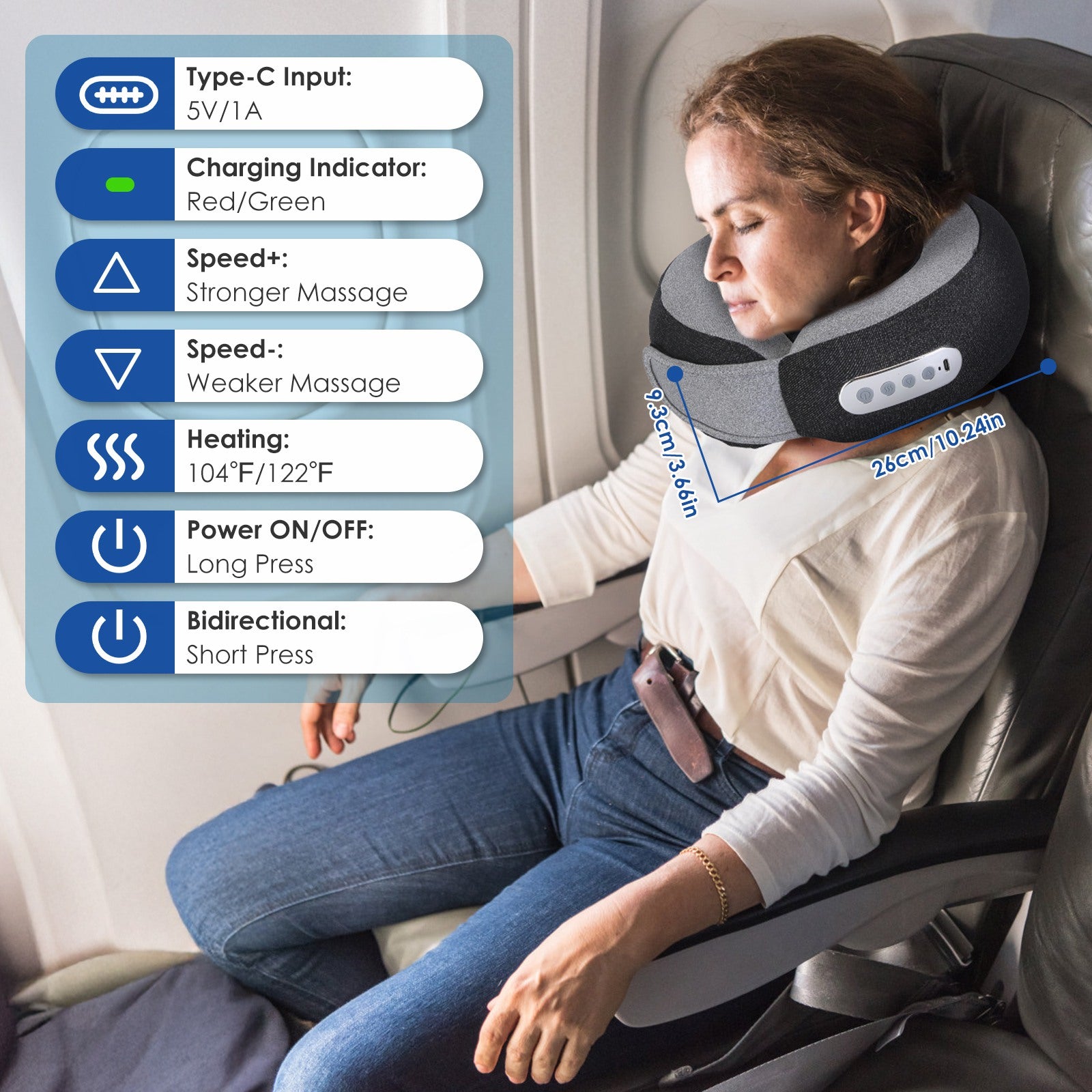 The Restoration Massager — Heated Shiatsu Neck & Shoulder Relief Pillow | AUREVIE