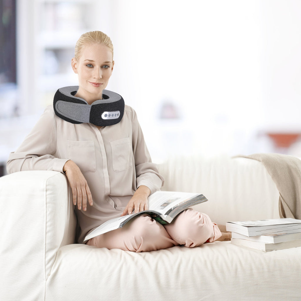 The Restoration Massager — Heated Shiatsu Neck & Shoulder Relief Pillow | AUREVIE