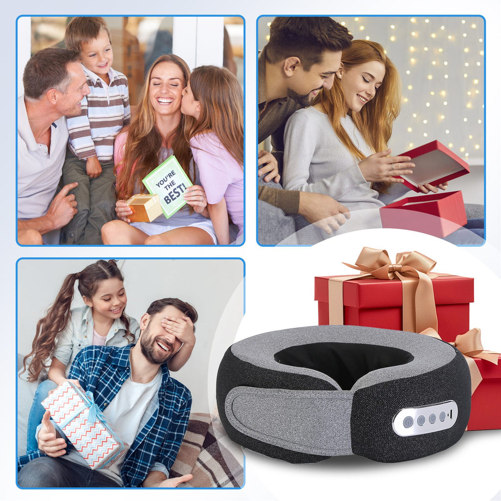 The Restoration Massager — Heated Shiatsu Neck & Shoulder Relief Pillow | AUREVIE